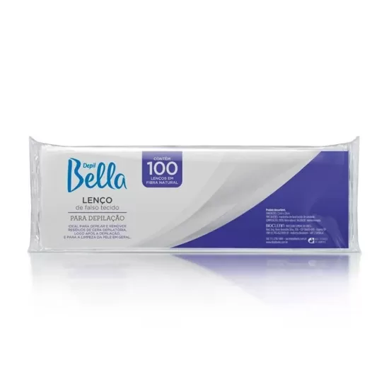 Lenço TNT Depilatório Depil Bella 100 Folhas Lenço TNT Depilatório Depil Bella 100 Folhas