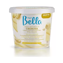 Cera Cremosa para Microondas Chocolate Branco Depil Bella 100g Cera Cremosa para Microondas Chocolate Branco Depil Bella 100g