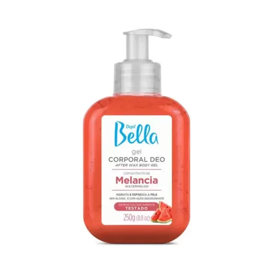Gel Corporal Depil Bella Deo Melancia 250g Gel Corporal Depil Bella Deo Melancia 250g