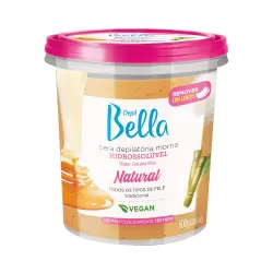 Cera Hidrossolúvel Natural Depil Bella 600g