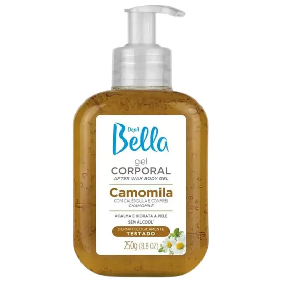 Gel Corporal Hidratante Camomila Depil Bella 250g Gel Corporal Hidratante Camomila Depil Bella 250g