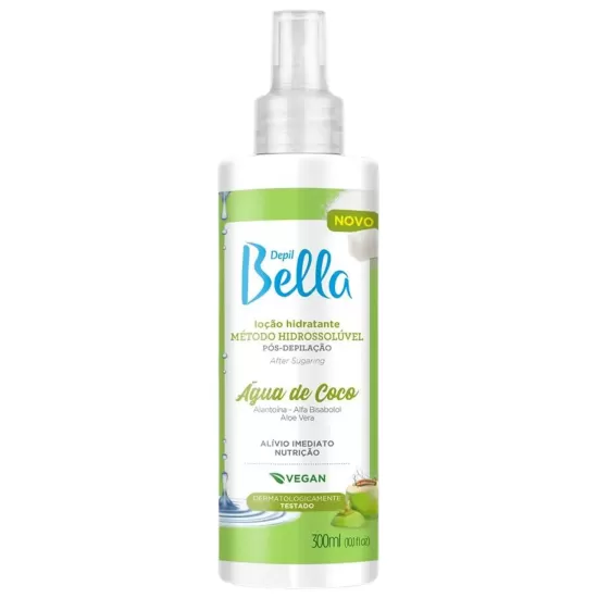 Loção Hidratante Pós Depilação Água de Coco Depil Bella 300ml Loção Hidratante Pós Depilação Água de Coco Depil Bella 300ml